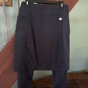 Women's Snoga Navy Skirt with Leggings